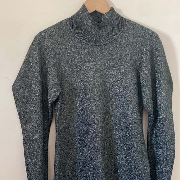 A.L.C. Samuel Puff Sleeve Metallic Dress - Picture 4 of 9